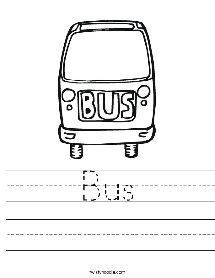 Bus Worksheet