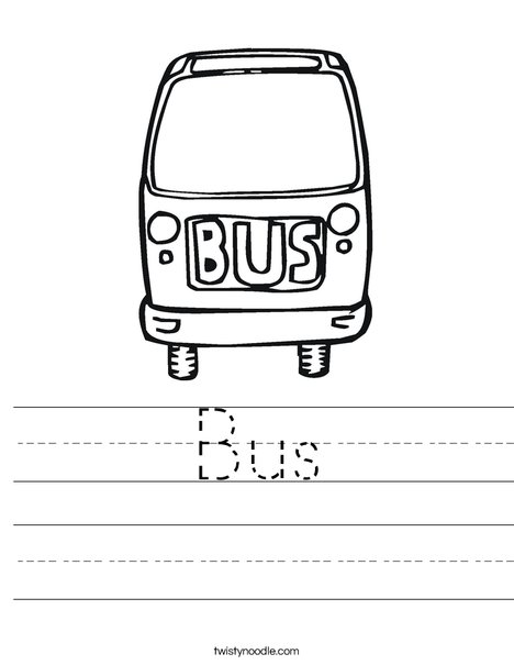 Bus Worksheet