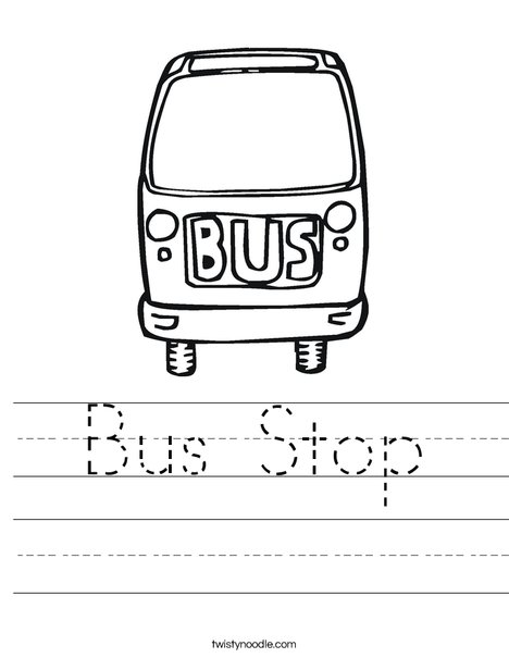 Bus Worksheet