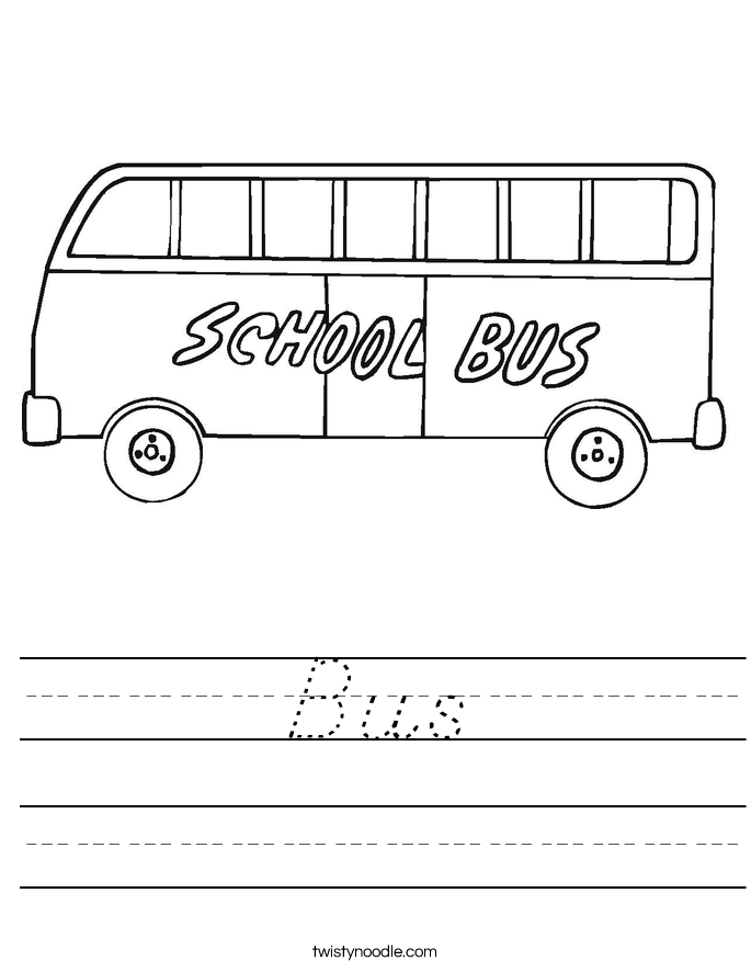 Bus Worksheet