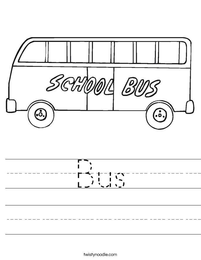 Bus Worksheet