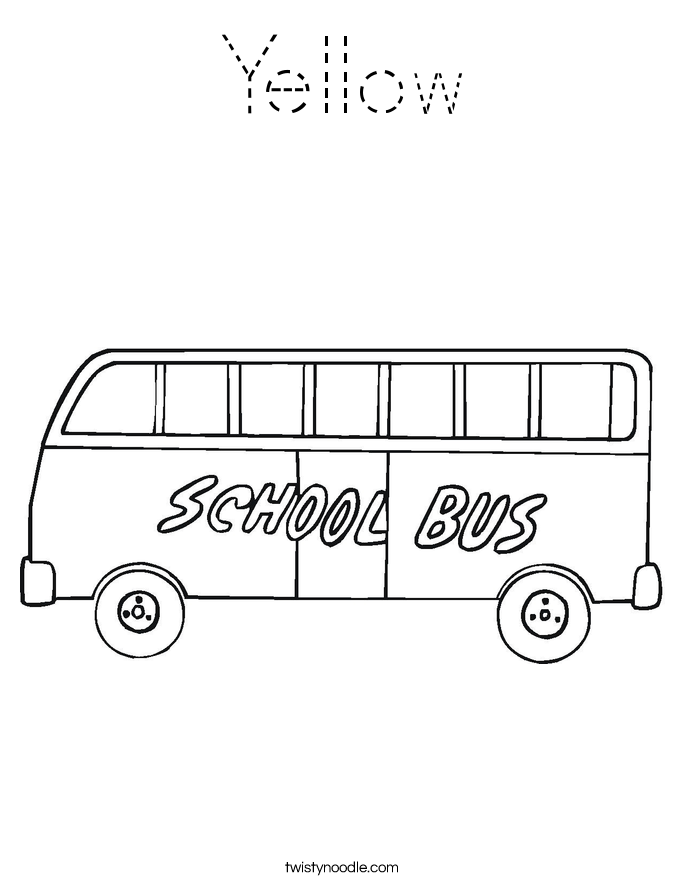 Yellow Coloring Page