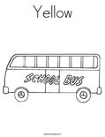 Yellow Coloring Page