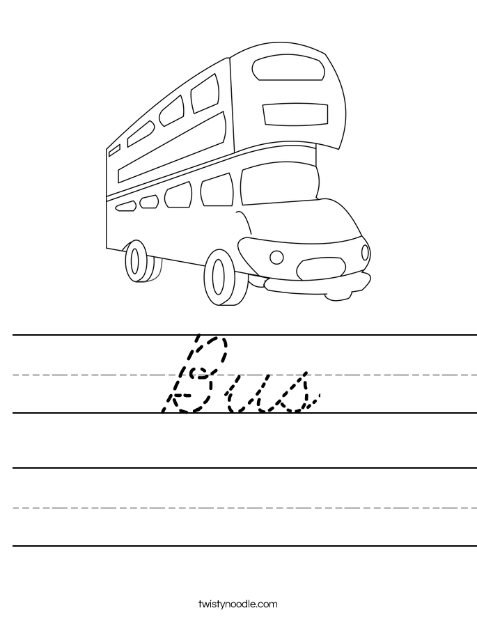 Bus Worksheet