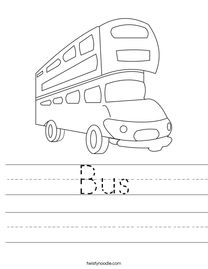 Bus Worksheet