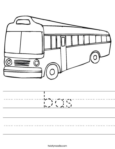 Bas Worksheet - Twisty Noodle