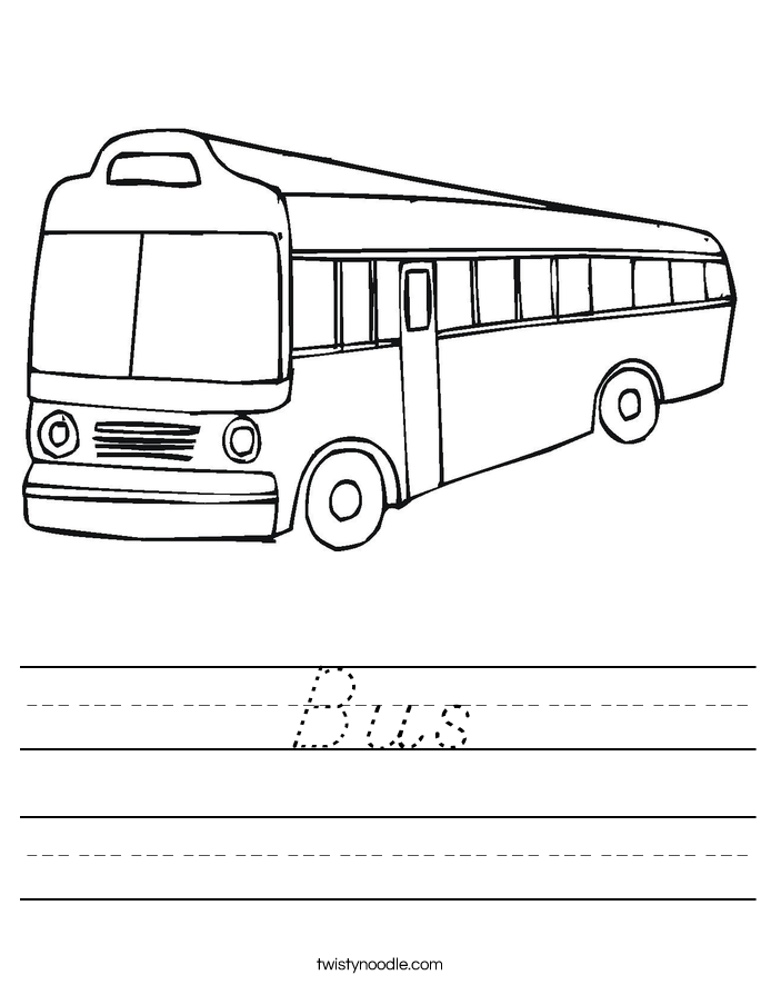 Bus Worksheet