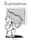 Businessman Coloring Page