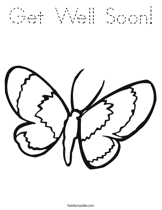 Get Well Soon! Coloring Page