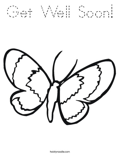 Butterfly Coloring Page
