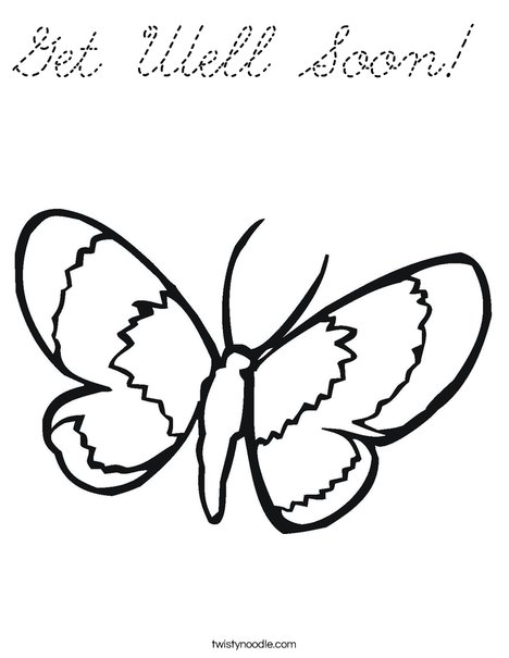 Butterfly Coloring Page