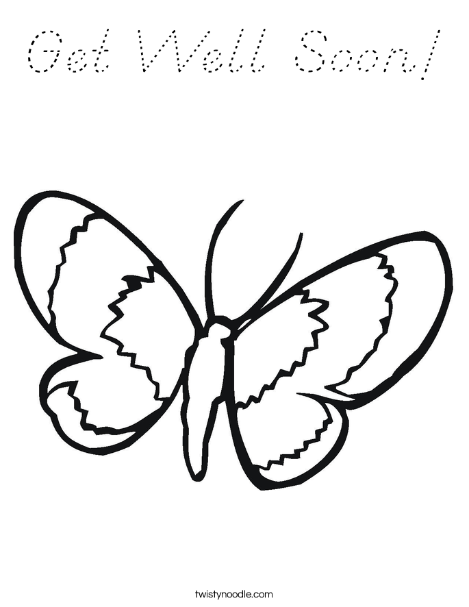 Get Well Soon! Coloring Page
