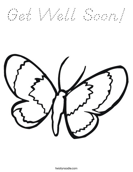 Butterfly Coloring Page
