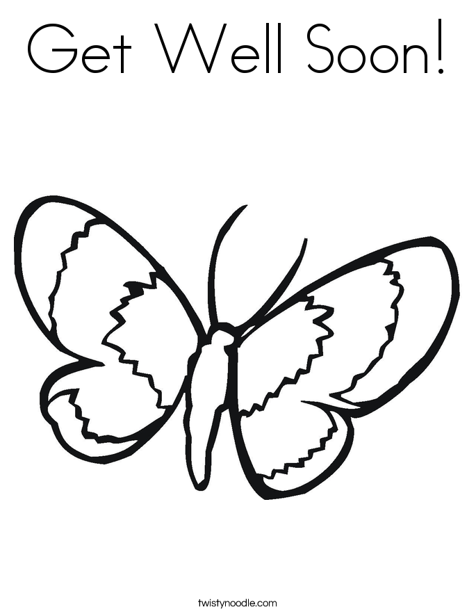 Get Well Soon! Coloring Page