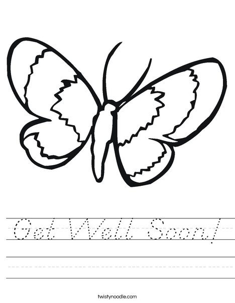 Butterfly Worksheet