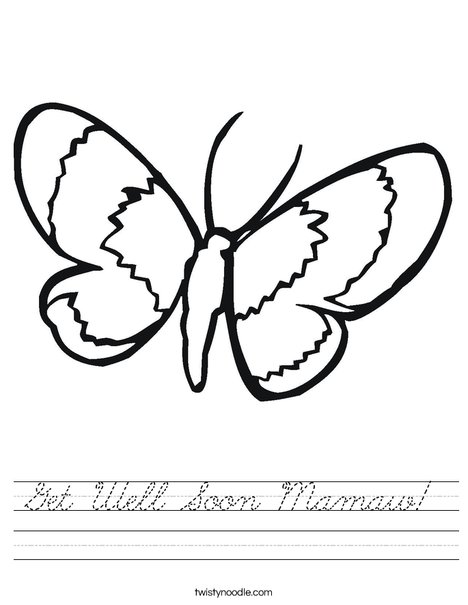 Butterfly Worksheet