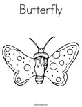 Butterfly Coloring Page