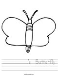 __________'s  Butterfly Worksheet