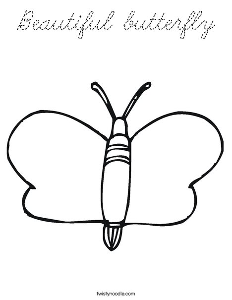 Mariposa Coloring Page