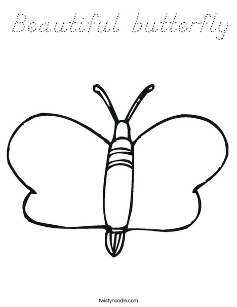 Mariposa Coloring Page