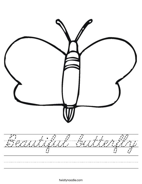 Mariposa Worksheet