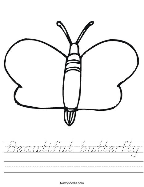 Mariposa Worksheet