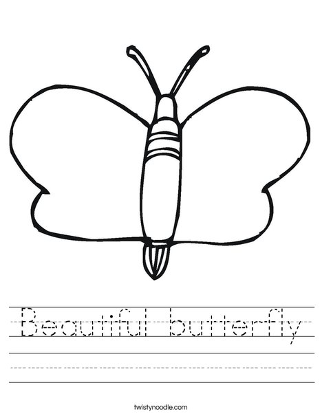 Mariposa Worksheet