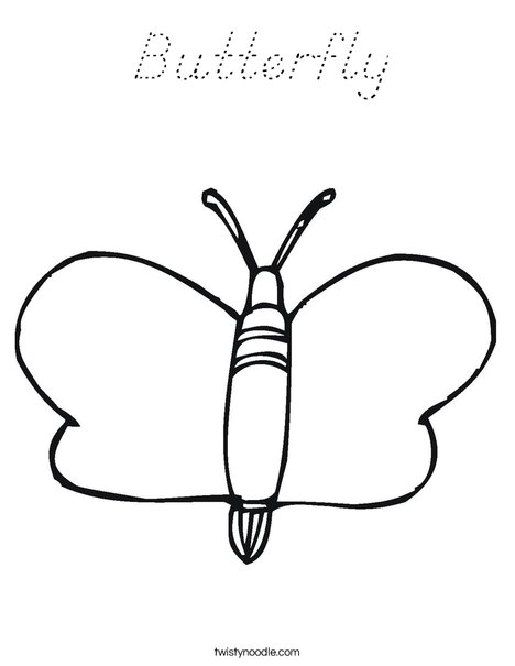 Mariposa Coloring Page