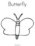 Butterfly Coloring Page