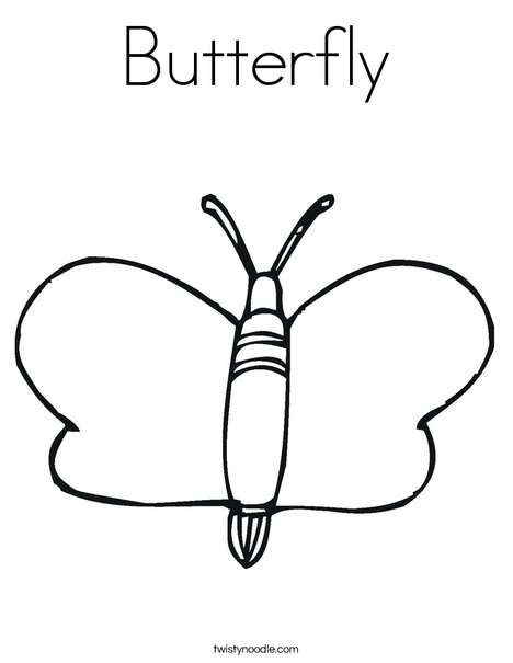 Mariposa Coloring Page