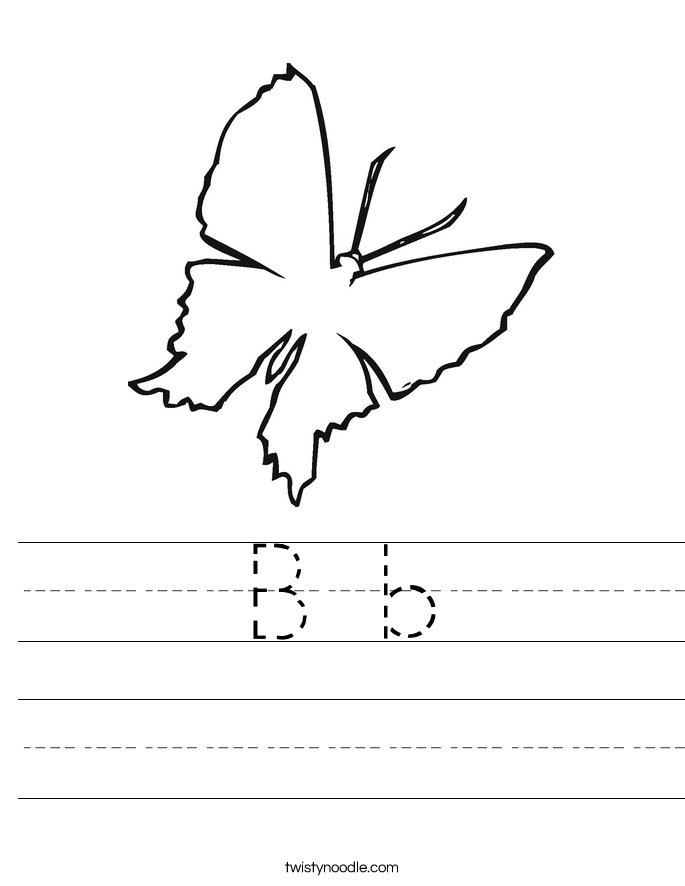 B b Worksheet