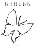 B B B b b b Coloring Page