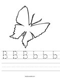 B B B b b b Worksheet
