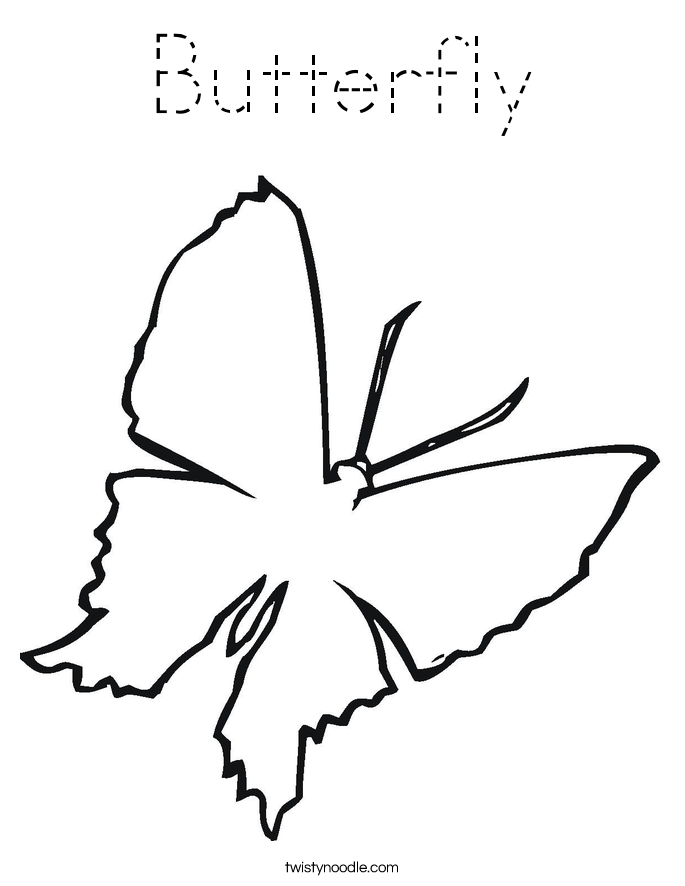 Butterfly Coloring Page