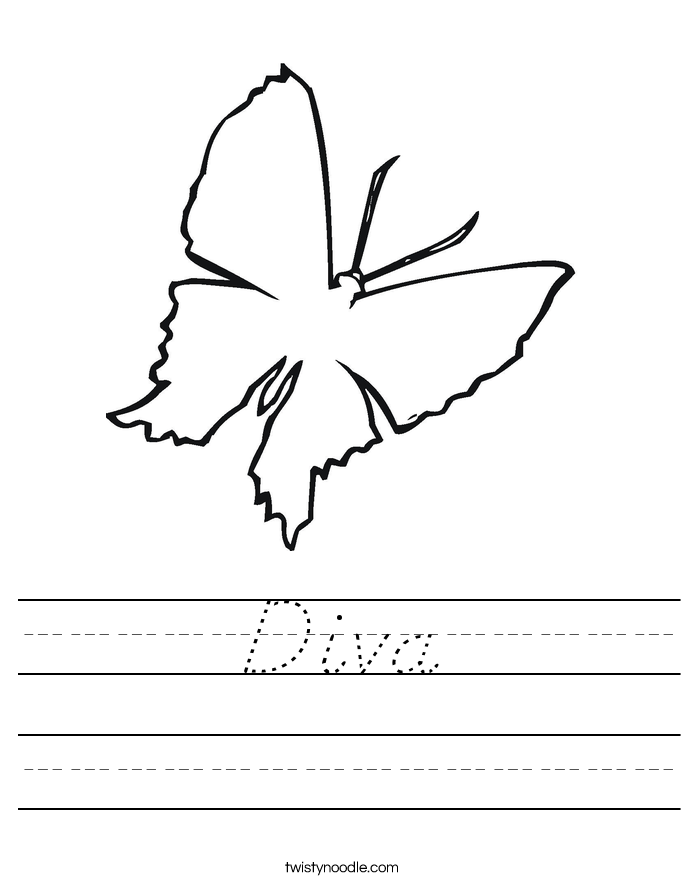 Diva Worksheet