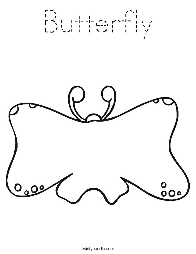 Butterfly Coloring Page