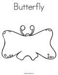 Butterfly Coloring Page