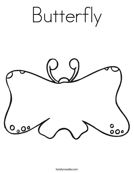 Butterfly Book Coloring Page