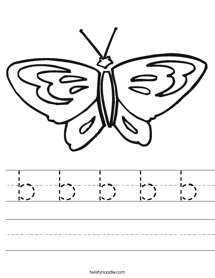 B B B B B Worksheet - Twisty Noodle