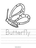 Butterfly Worksheet