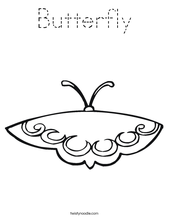 Butterfly Coloring Page