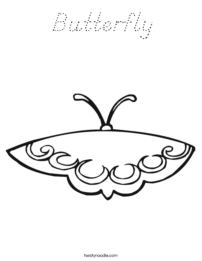 Butterfly Coloring Page