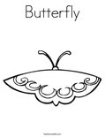 Butterfly Coloring Page
