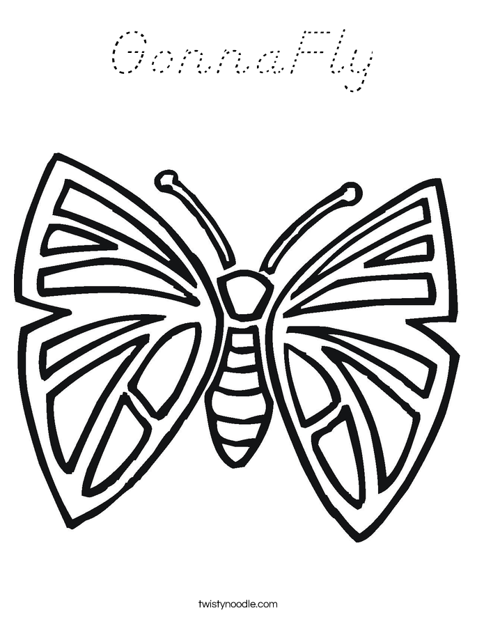 GonnaFly Coloring Page