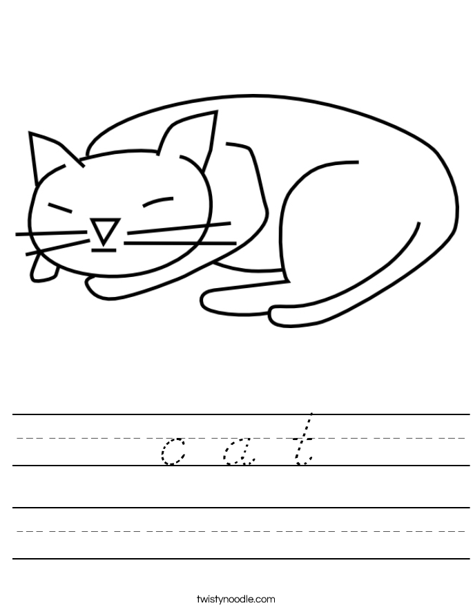 c a t Worksheet