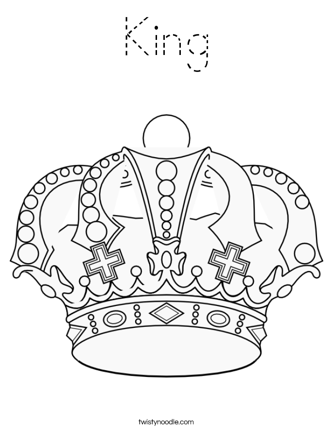 King Coloring Page