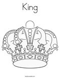 King Coloring Page