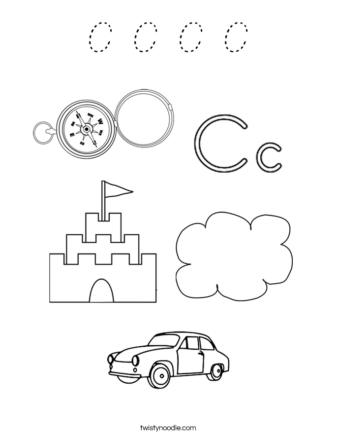 C C C C Coloring Page