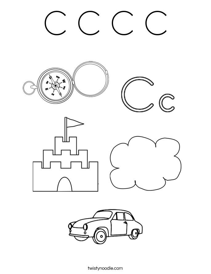 C C C C Coloring Page