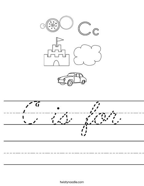 C is for Worksheet
